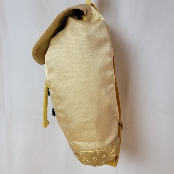 Jansport Abbie Gold Drawstring Mini Soft Backpack - Picture 4 of 13